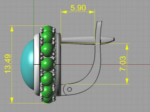 earrings Modelo de Impressão 3D