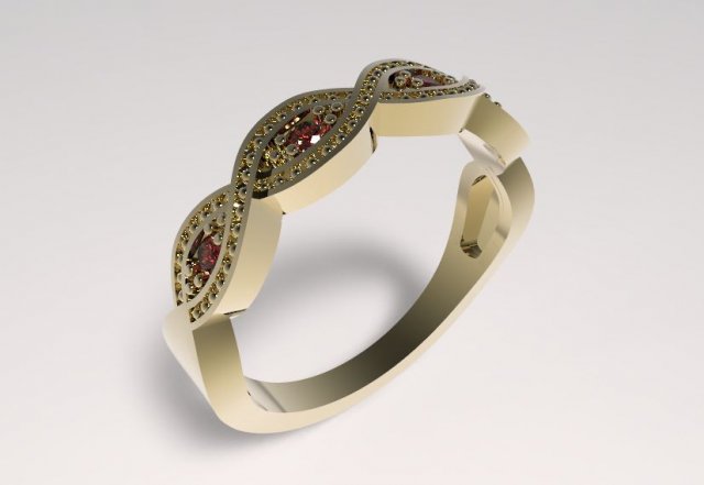 ring Model Cetak 3D .c4d .max .obj .3ds .fbx .stl .blend 