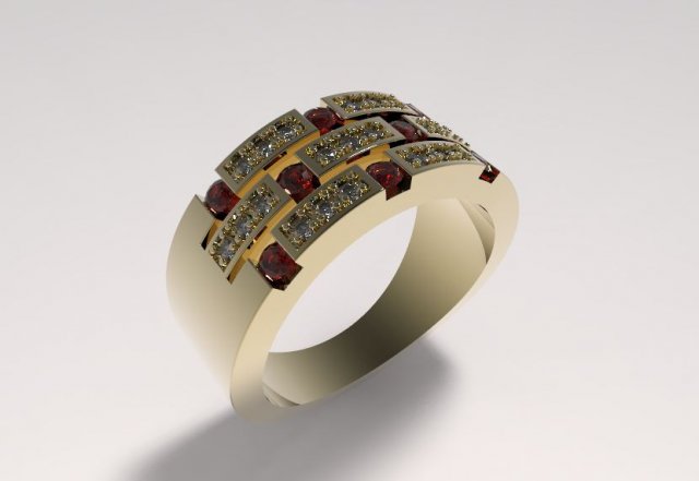 ring 3D प्रिंट मॉडल .c4d .max .obj .3ds .fbx .stl .blend 