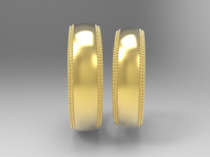 wedding rings 3D Print Model