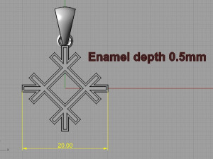 pendant Model Cetak 3D