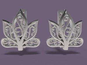earrings 3D Print Model