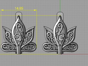 anting-anting Model Cetak 3D