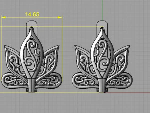 earrings 3D Print Model