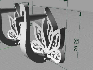 earrings 3D Print Model