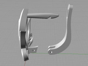 earrings 3D Print Model