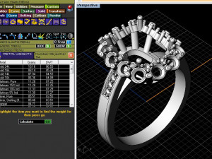 ring and earrings 3D 打印模型