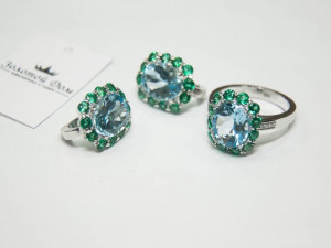 ring and earrings 3D 打印模型