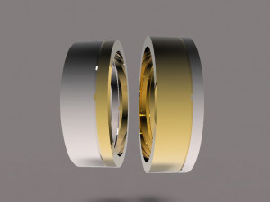 wedding rings 3Dプリントモデル