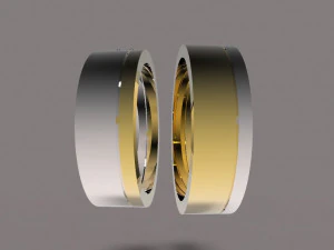 wedding rings 3D Print Model