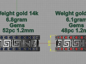 wedding rings 3D Print Model