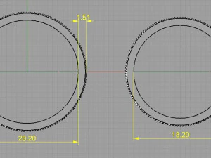 wedding rings 3D Print Model