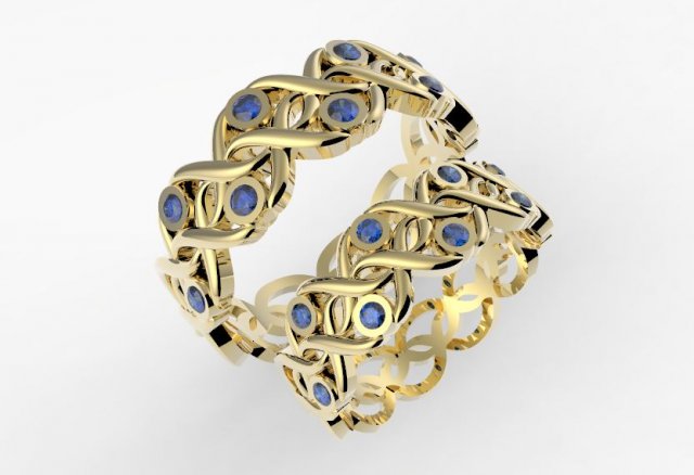 wedding bands 3D Принт Модель .c4d .max .obj .3ds .fbx .stl .blend