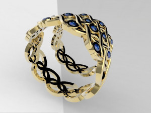 wedding bands 3D Принт Модель