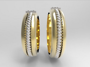 结婚戒指 3D 打印模型