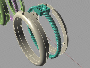 结婚戒指 3D 打印模型