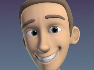 chico de dibujos animados Modelo 3D