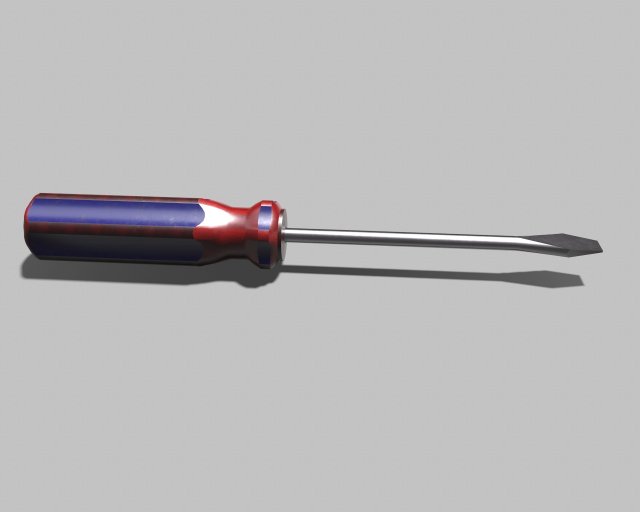 screwdriver 3d Modelo 3D .c4d .max .obj .3ds .fbx .stl .blend 