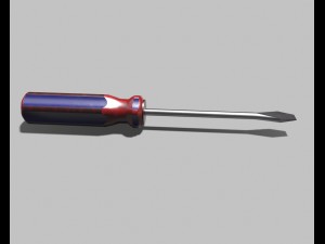 screwdriver 3d 3D Model