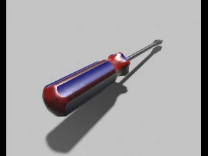 screwdriver 3d 3D Model