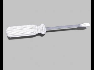 screwdriver 3d 3D Model