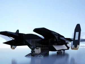 shuttle valkyrei 3D Model