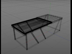 modern table 3D Model