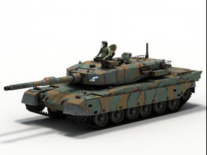 Typ 90 Kyu Maru 3D Modell