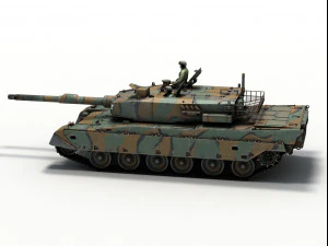 type 90 kyu maru 3D Model