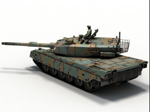 type 90 kyu maru 3D Модель