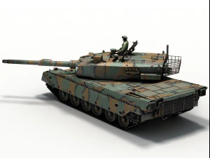 type 90 kyu maru 3D Model