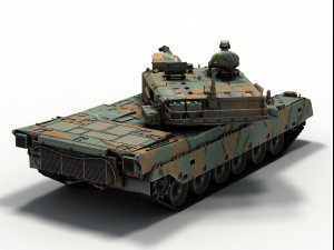 type 90 kyu maru 3D Модель