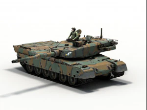 type 90 kyu maru 3D Model