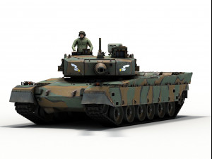 type 90 kyu maru 3D Модель