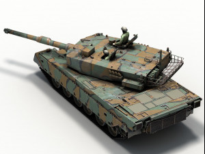type 90 kyu maru 3D Модель