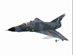 dassault mirage iii e spanish scheme Modello 3D