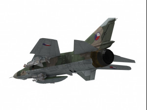 mikoyan gurevich mig-23 flogger Modello 3D