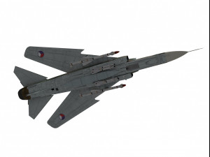 mikoyan gurevich mig-23 flogger Modello 3D