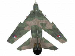 mikoyan gurevich mig-23 flogger Modello 3D