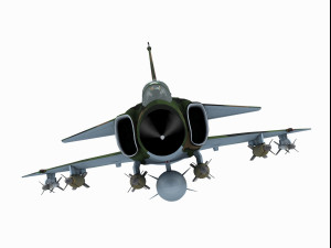 saab aj-37 viggen Modelo 3D