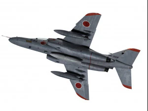 kawasaki t-4 3D Model