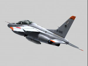 kawasaki t-4 3D Model