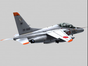 kawasaki t-4 Modelo 3D