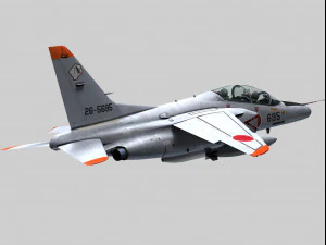 kawasaki t-4 3D Model