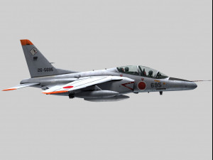 kawasaki t-4 Modelo 3D