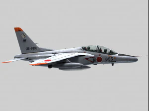 kawasaki t-4 3D Model