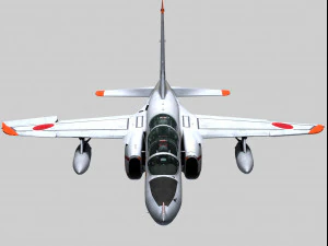 kawasaki t-4 3D Model