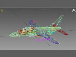 kawasaki t-4 3D Model