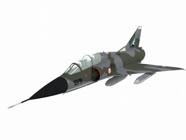 dassault mirage iii b Modelo 3D .c4d .max .obj .3ds .fbx .stl .blend 