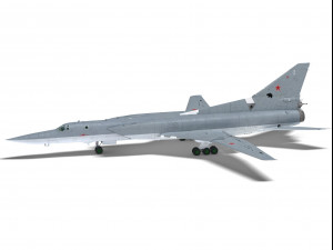 tupolev tu-22m backfire Model 3D